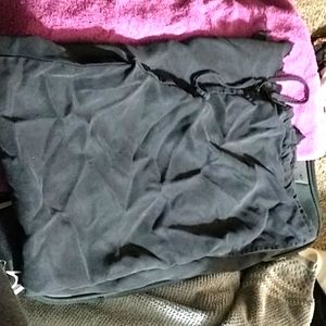 Washed out black compagnie groupe cut off Capri comfy pants